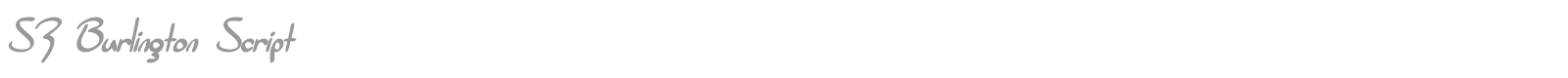 SF Burlington Script font preview